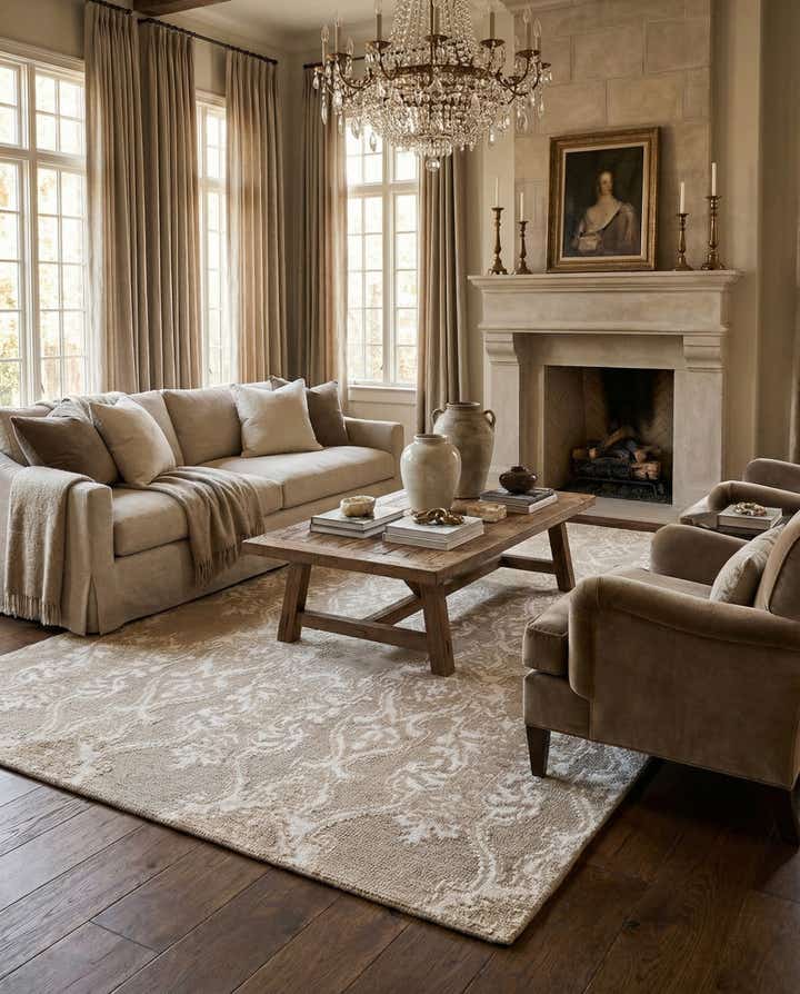 5' 10 x 9' Hand Knotted Darya Rug