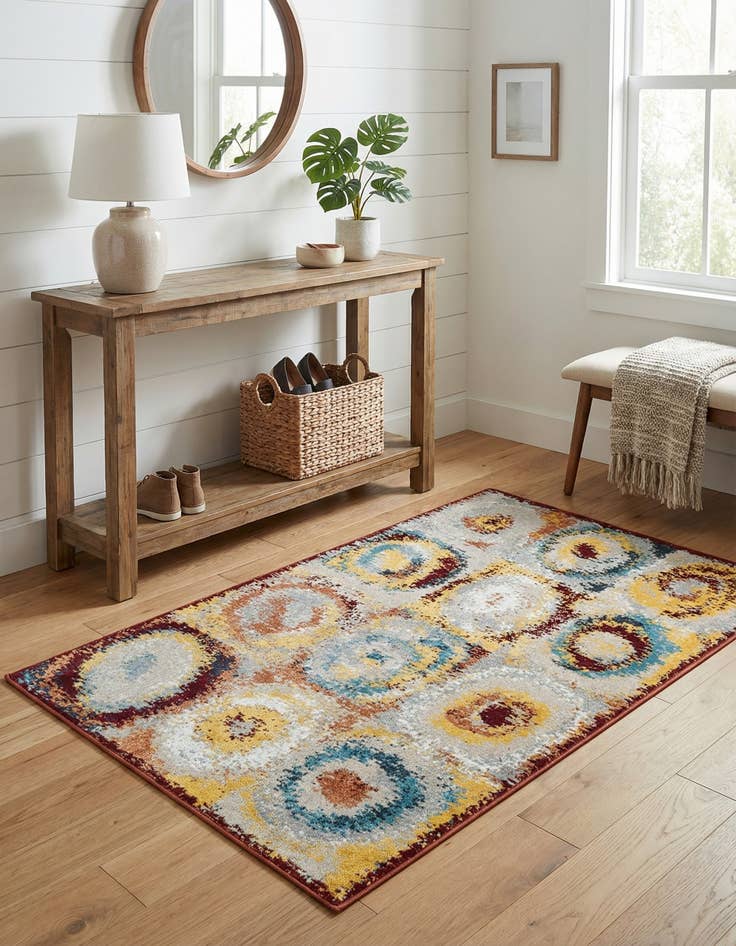 Detail image of 3' 3 x 5' 3 Kamala Washable Rug