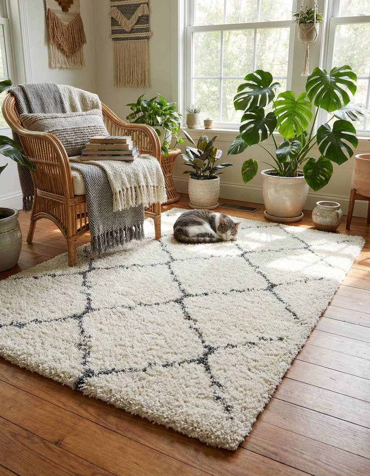 Detail image of 4' x 6' Marrakesh Shag Rug