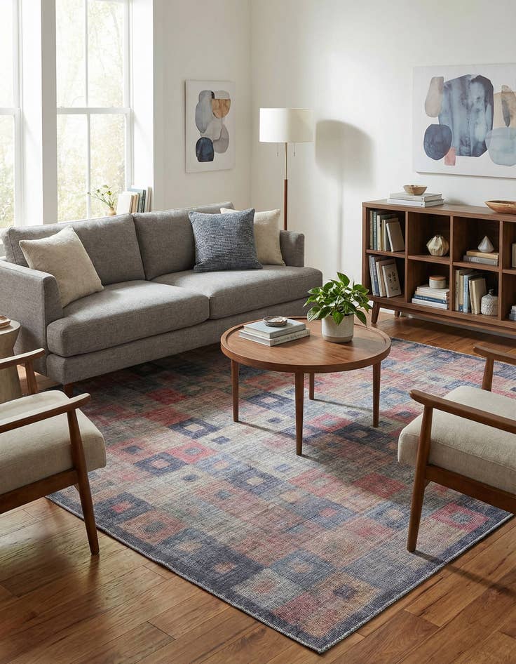 Detail image of  7' 10 x 7' 10  Washable Sisu Square Rug