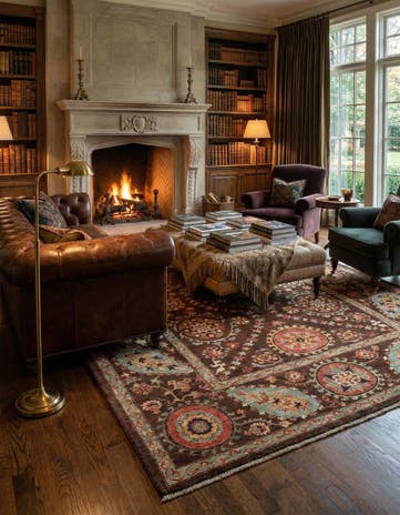 6' 7 x 9' 1 Hand Knotted Ariana Ziegler Oriental Rug