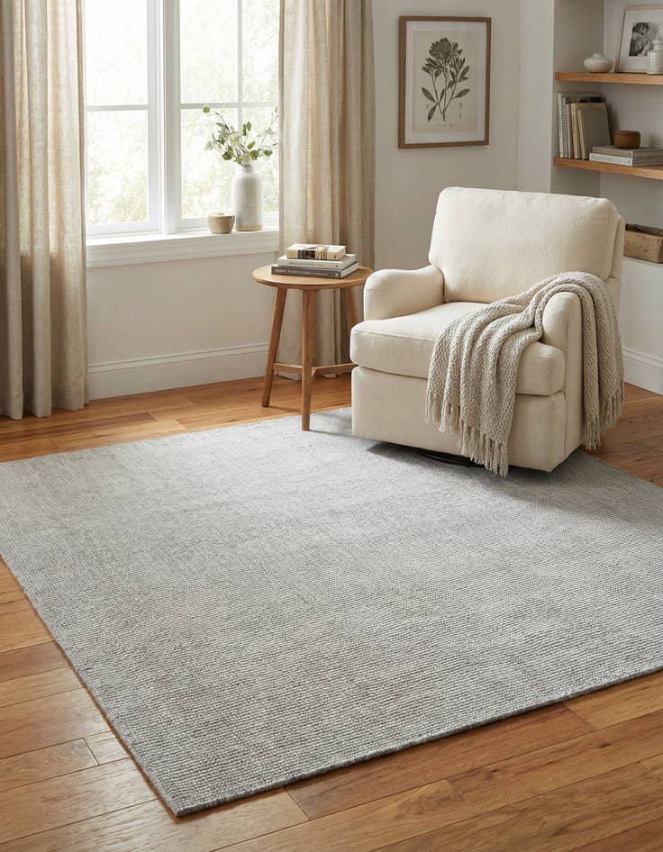 Detail image of  6' 1 x 6' 1  Hand Woven Jill Zarin English Manor Wool Square Rug