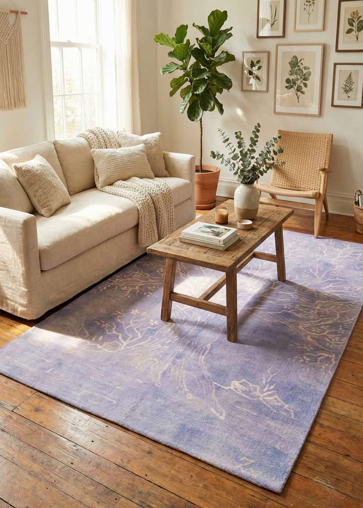 5' 6 x 9' 4 Hand Knotted Ultra Vintage Persian Wool Rug