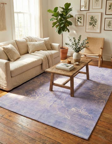 5' 6 x 9' 4 Hand Knotted Ultra Vintage Persian Wool Rug