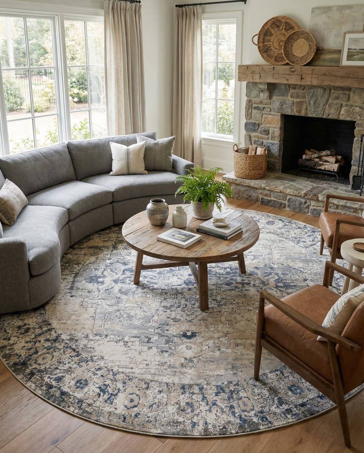 Detail image of 13' x 13' Oregon Round Rug