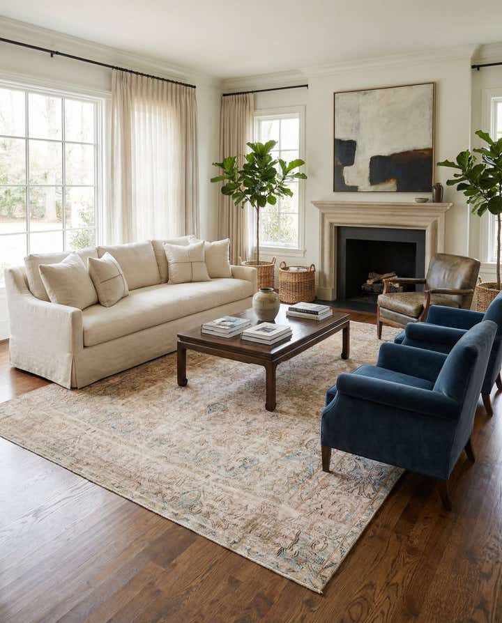 9' 3 x 12' 7 Hand Knotted Ultra Vintage Persian Wool Rug