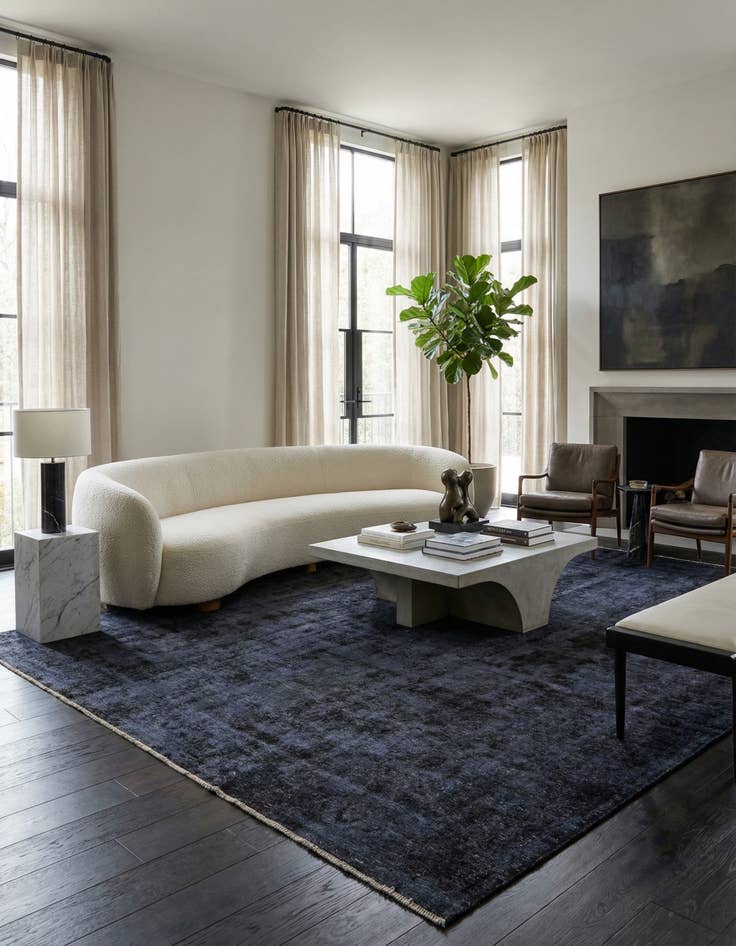 Detail image of 9' 10 x 12' 6  Hand Knotted Ultra Vintage Persian Wool Rug