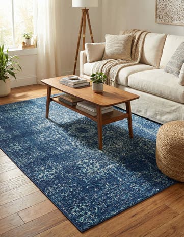 Navy Blue Legacy Rug