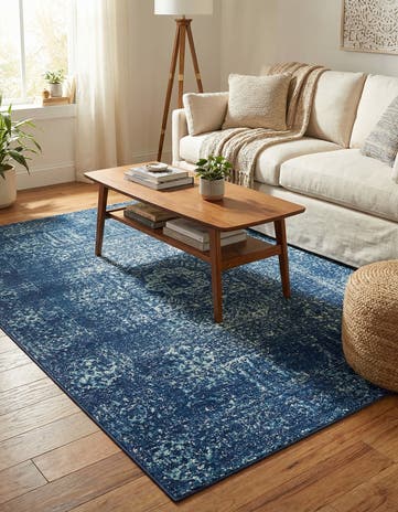 Navy Blue Heritage Rug