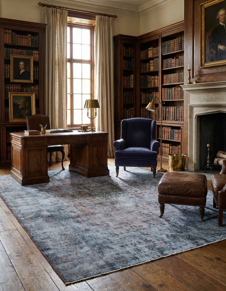 Detail image of  9' 10 x 12' 2 Vintage Royal Wool Rug