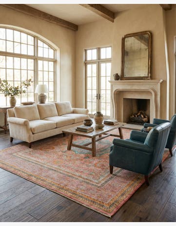 8' 1 x 9' 10 Hand Knotted Mamluk Rug