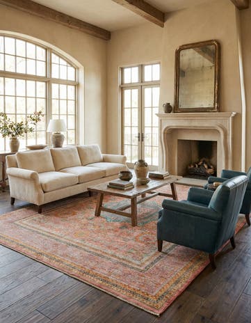 8' 1 x 9' 10 Hand Knotted Amina Rug