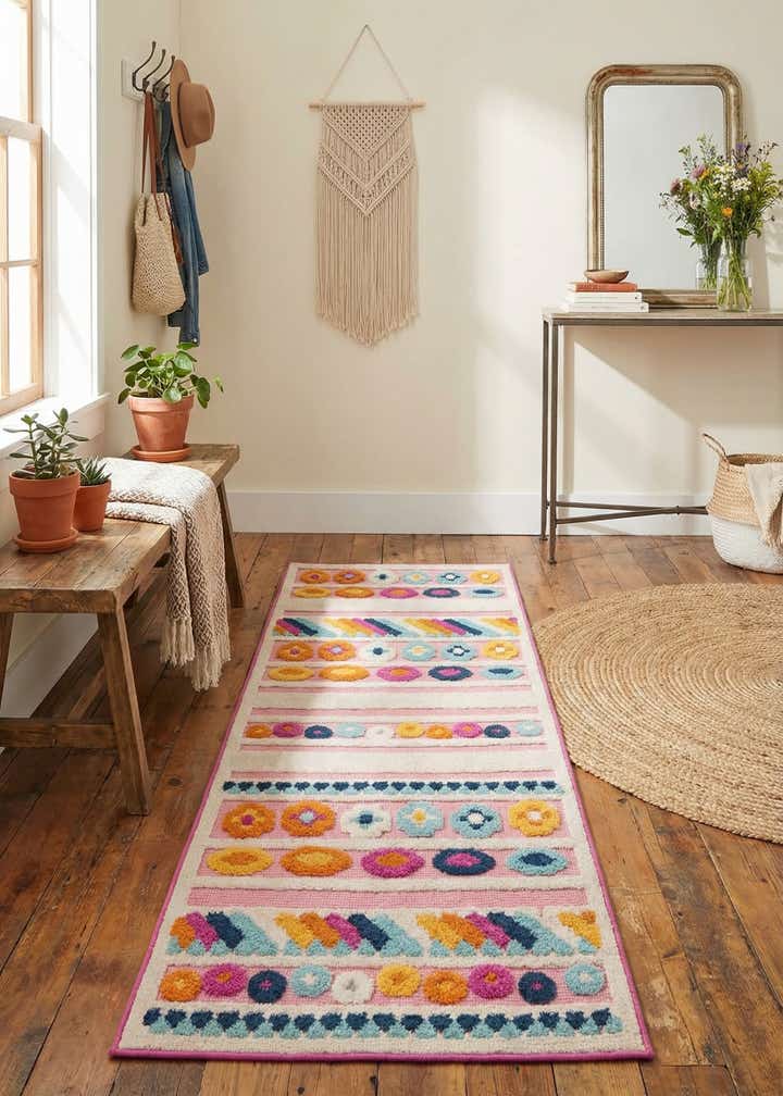 2' x 6' Easy-Clean Aruba Indoor / Outdoor Runner Rug