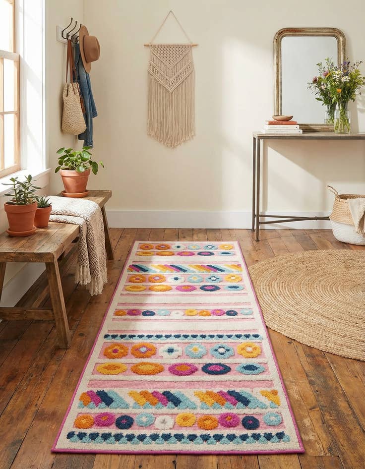 Detail image of 2' x 6' Easy-Clean Aruba Indoor / Outdoor Runner Rug