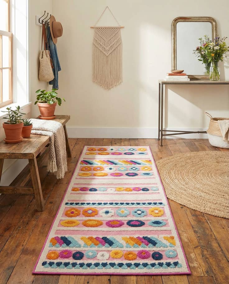 Detail image of 2' x 6' Easy-Clean Aruba Indoor / Outdoor Runner Rug