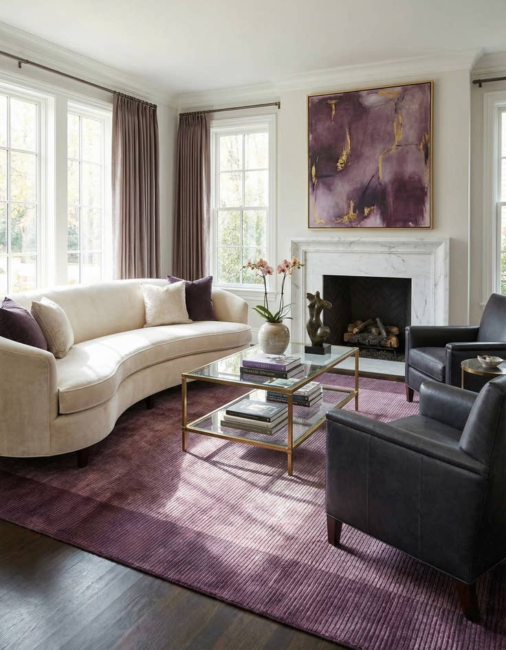 Detail image of 8' 2 x 11' 5  Hand Knotted Darya Wool Rug