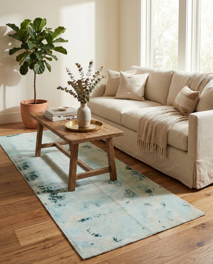 Detail image of 3' 3 x 6' 4 Hand Knotted Ultra Vintage Persian Wool Rug