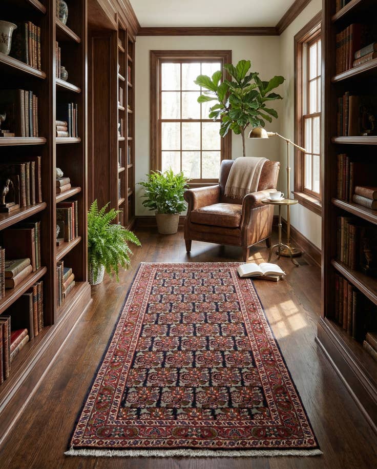 Detail image of 2' 2 x 4' 11 Bidjar Runner Rug