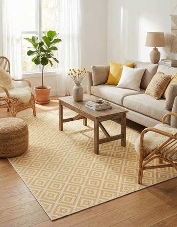 5' 3 x 8' Easy-Clean Jill Zarin Costa Rica Indoor / Outdoor Rug