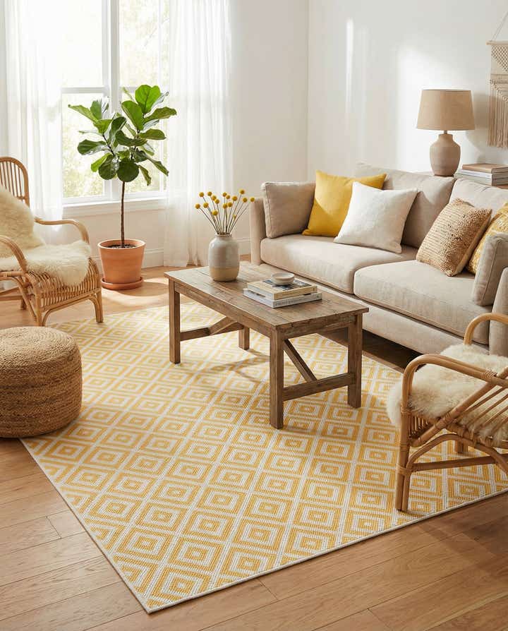 5' 3 x 8' Easy-Clean Jill Zarin Costa Rica Indoor / Outdoor Rug