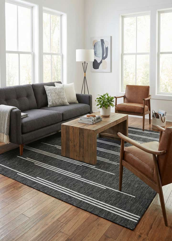 7' 10 x 10' Easy-Clean Modern Indoor / Outdoor Rug
