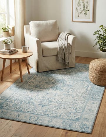 Ivory Washable Timeless Rug