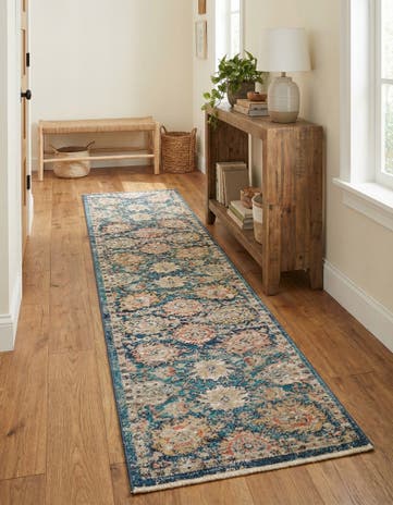 Blue Lola Runner Rug