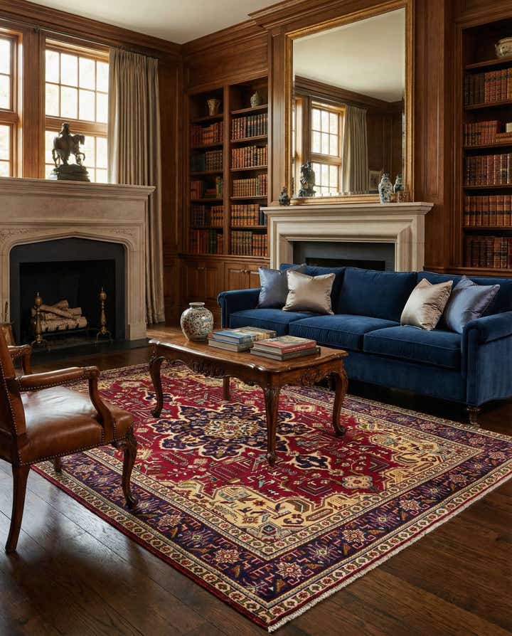 4' 5 x 6' 6 Tabriz Rug
