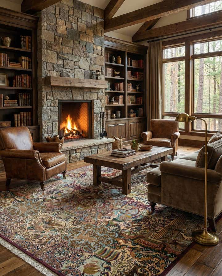 9' 8 x 12' 10 Hand Knotted Kashmar Persian Wool Rug