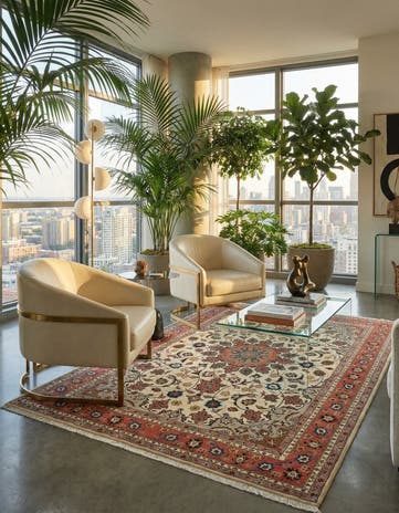 4' 11 x 6' 7 Tabriz Rug