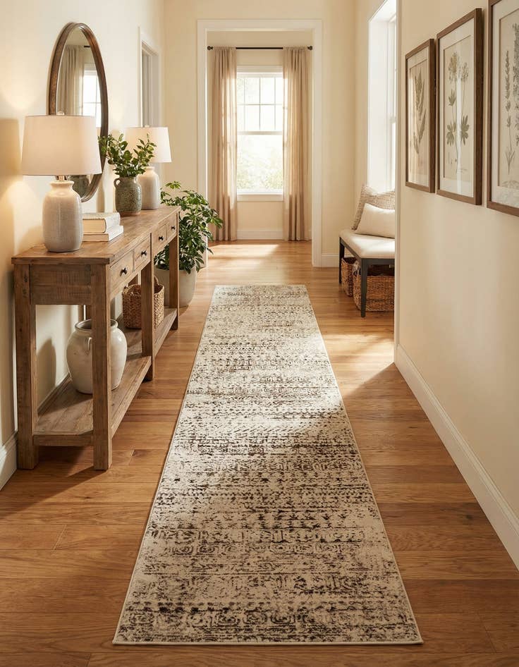 Detail image of 2' 7 x 12' Hermitage Runner Rug