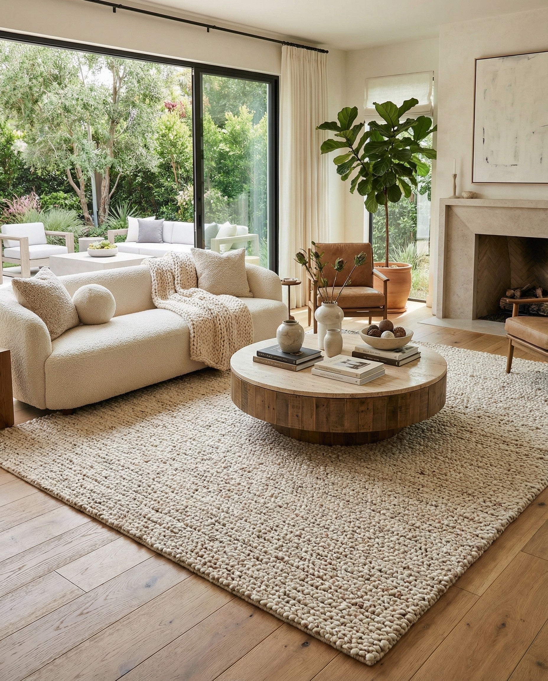  9' x 12'  Hand Woven Haka Deluxe Shag Rug