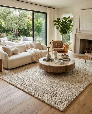  9' x 12'  Hand Woven Haka Deluxe Shag Rug