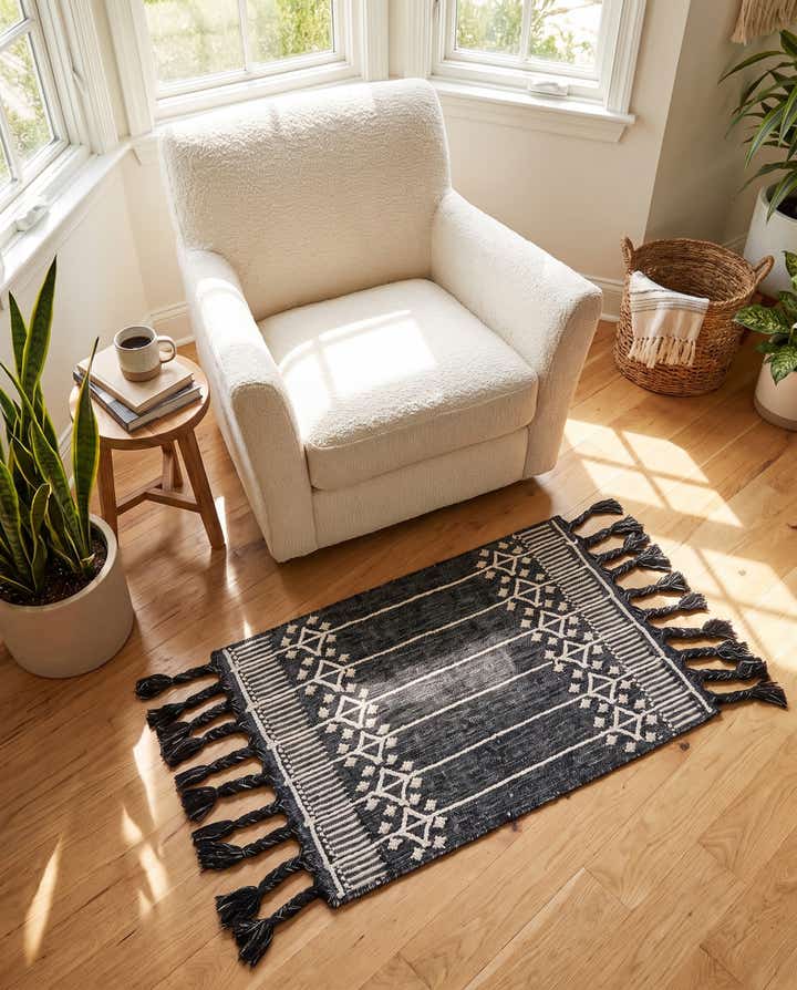 2' x 3' 1 Easy-Clean Eco Bohemian Indoor / Outdoor Rug