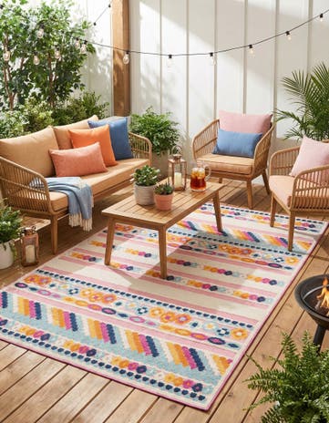 6' x 9' Easy-Clean Aruba Indoor / Outdoor Rug