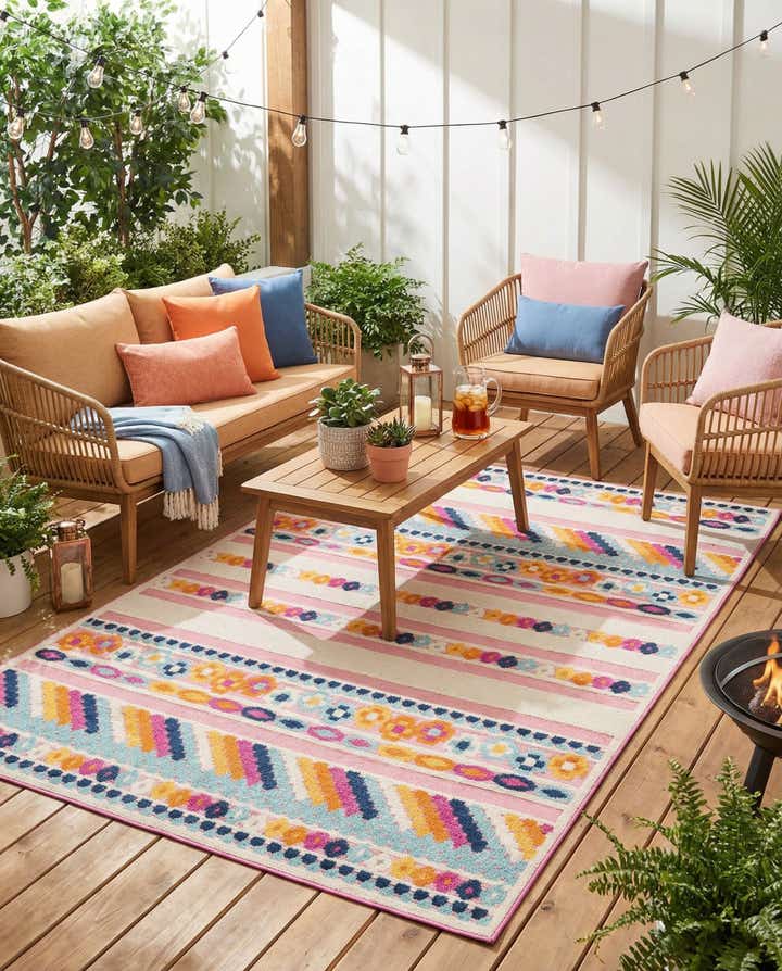 6' x 9' Easy-Clean Aruba Indoor / Outdoor Rug