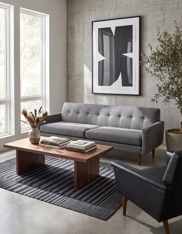 4' 4 x 5' 9 Hand Woven Kilim Modern Wool Rug