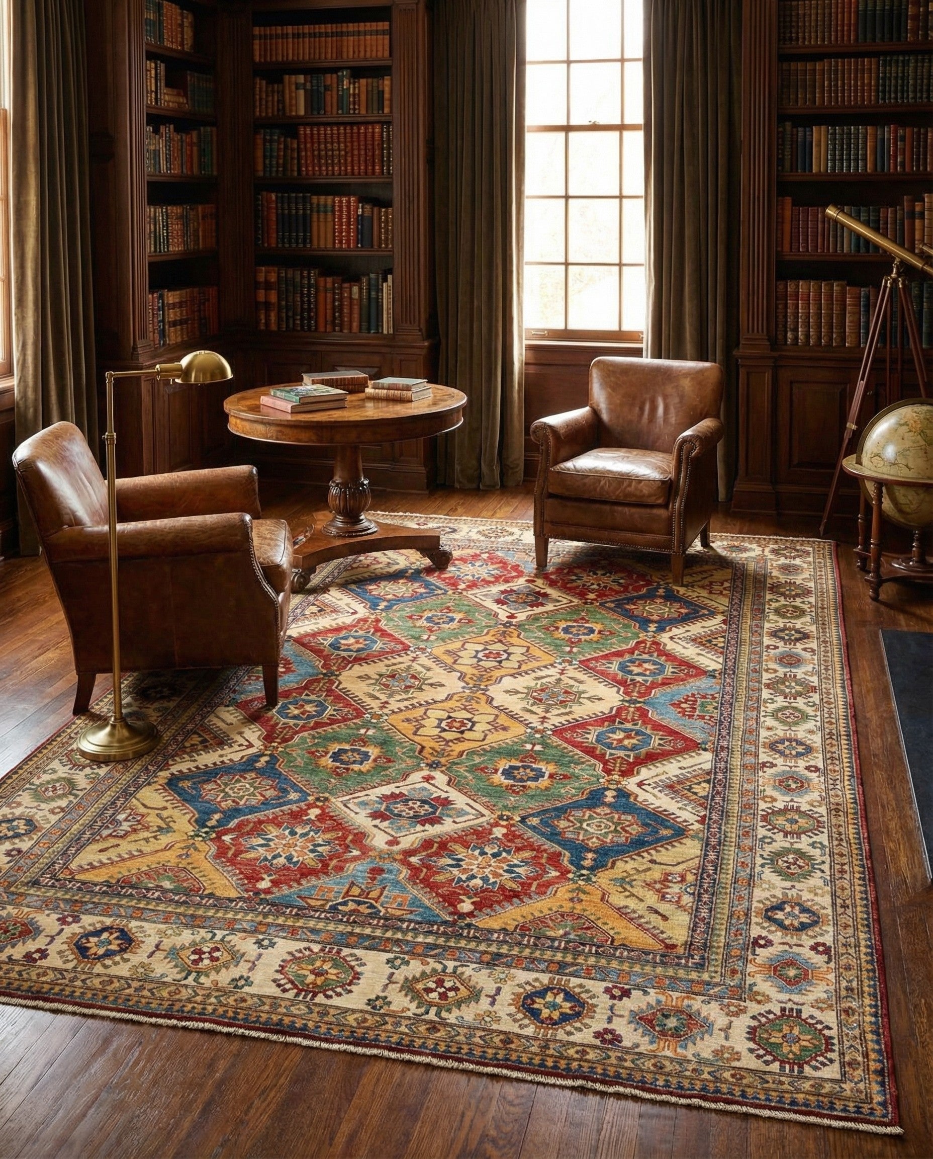 240cm x 335cm Kazak Wool Rug