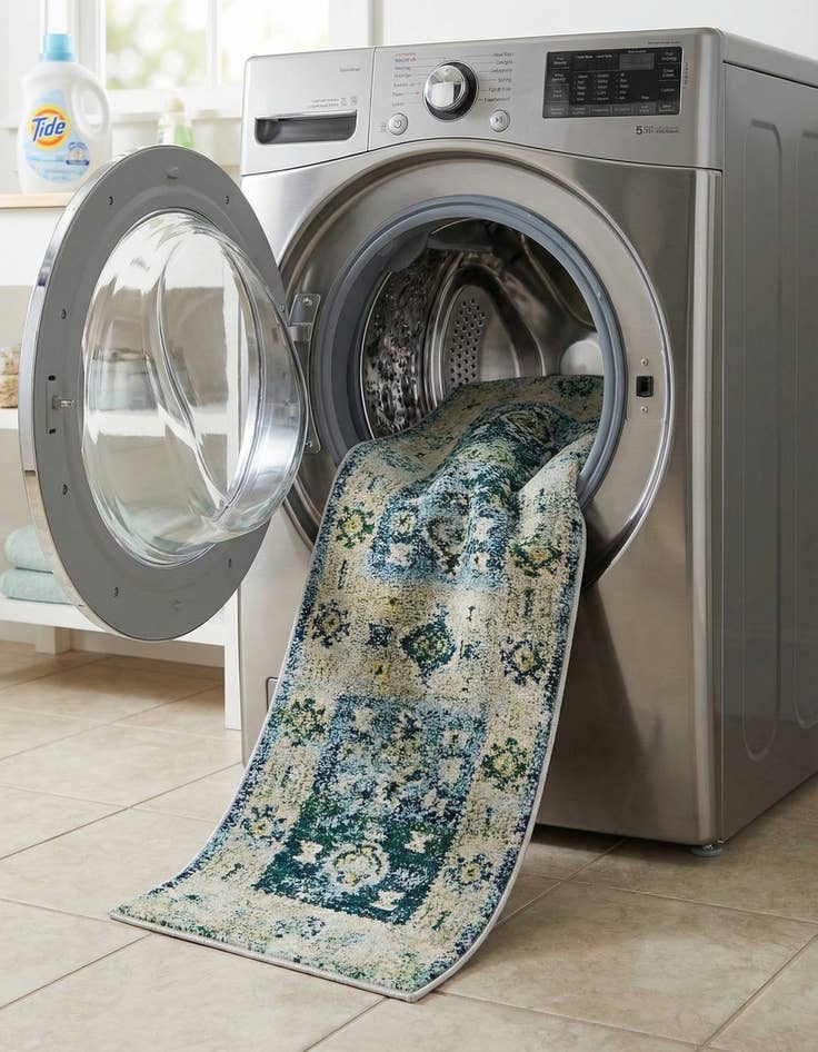 Detail image of 2' x 6' 9  Washable Alta Runner Rug