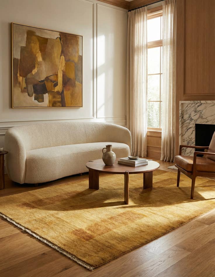 Detail image of  4' 6 x 6' 7 Juma Wool Rug