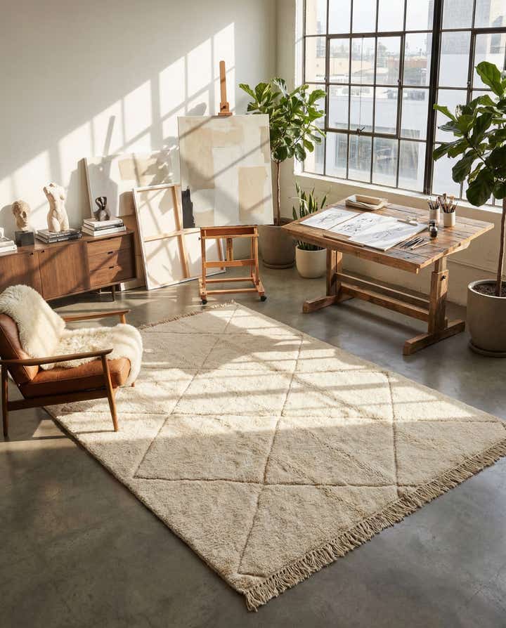 6' 6 x 9' 6 Berber Rug