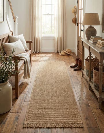 Natural Cottage Farm Runner Rug