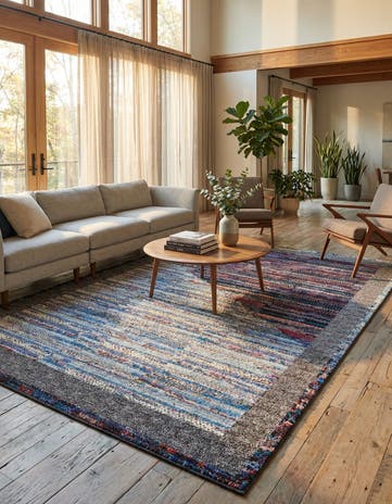 10' x 14' Easy-Clean Modern Indoor / Outdoor Rug
