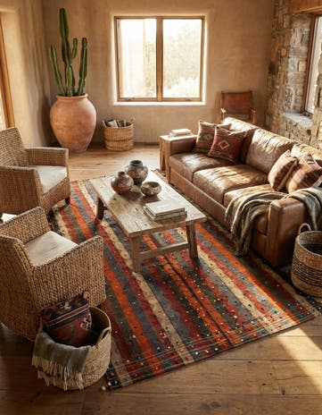 4' 9 x 9' 3 Jajim Rug