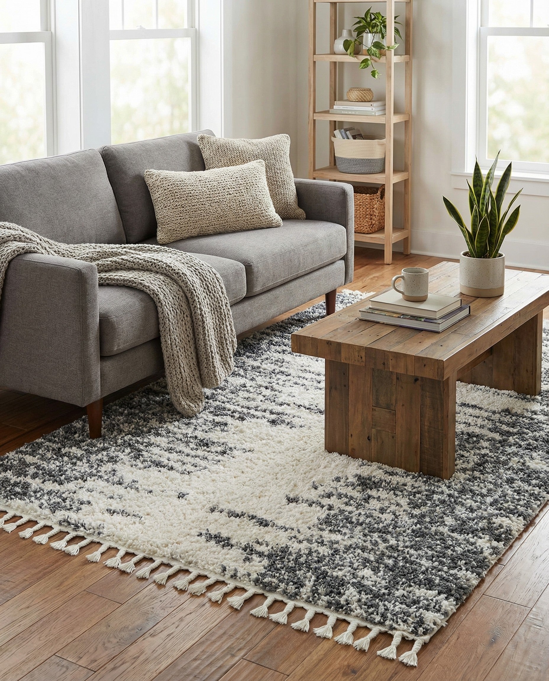  4' x 6' Serenity Shag Rug