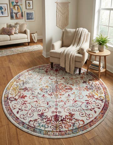 7' 10 x 7' 10 Madeline Round Rug