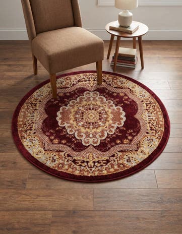 3' 3 x 3' 3 Kamala Washable Round Rug