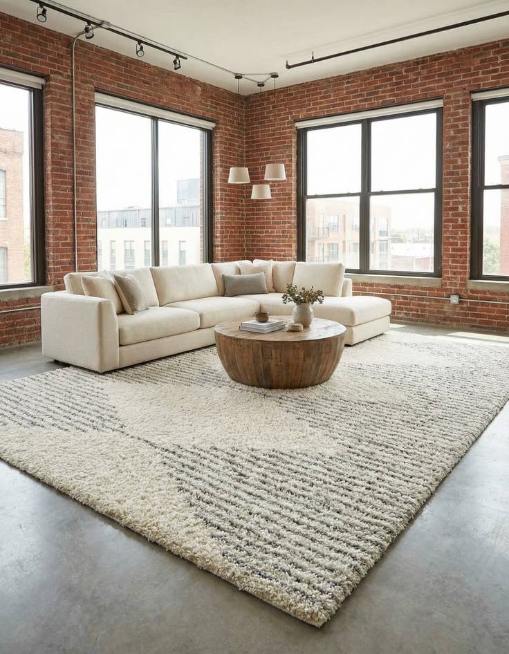 Detail image of 10' x 14' Infinity Shag Rug