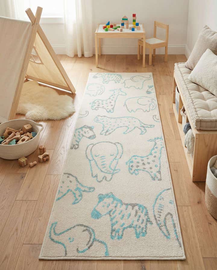 65cm x 185cm Animals Whimsy Kids Läufer Teppich