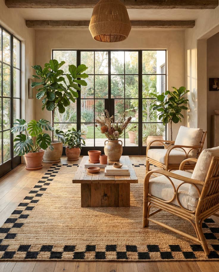 Detail image of 7' 10 x 10' Hand Woven Laurel Handwoven Jute Rug